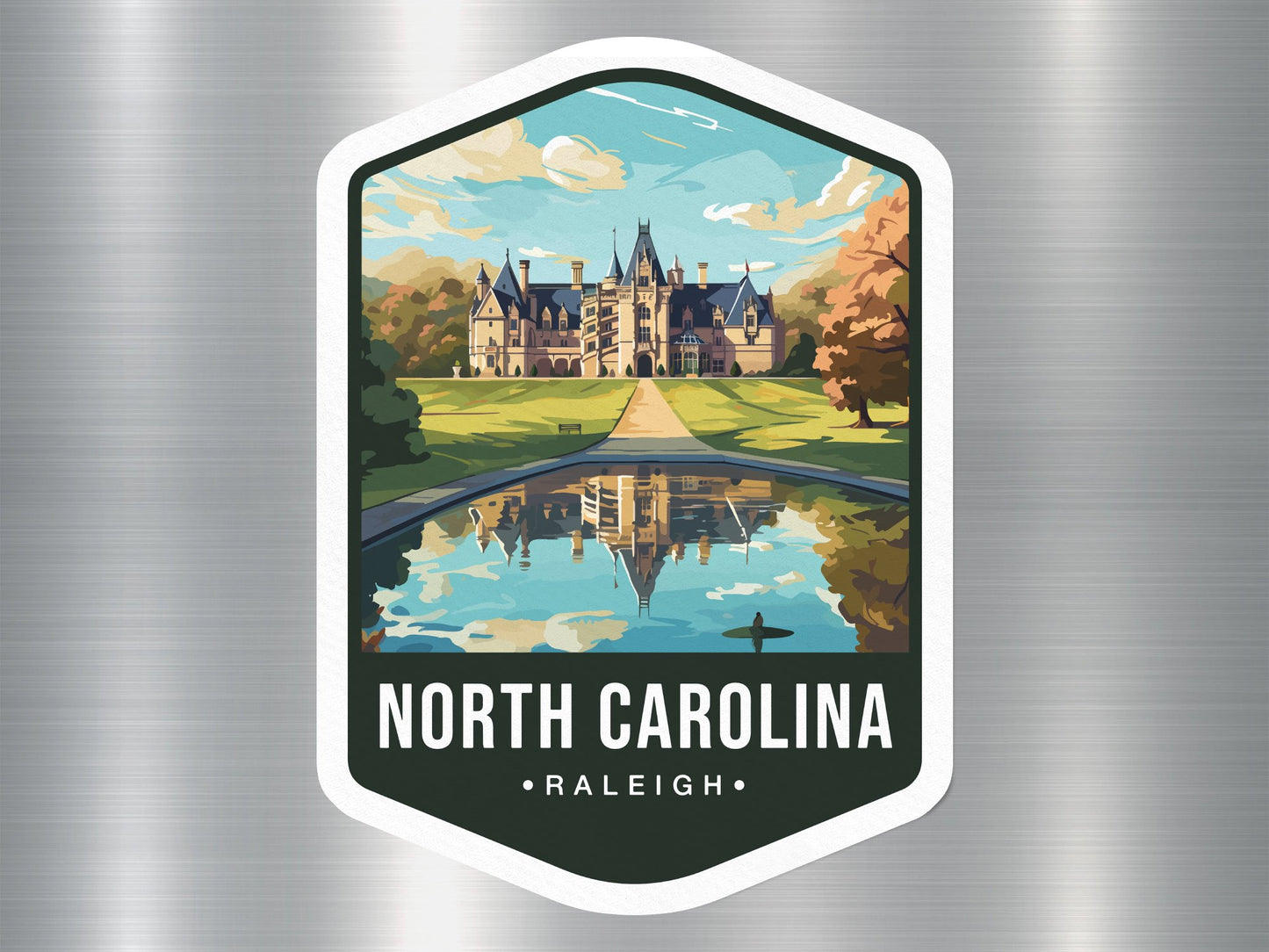 North Carolina State Travel Sticker