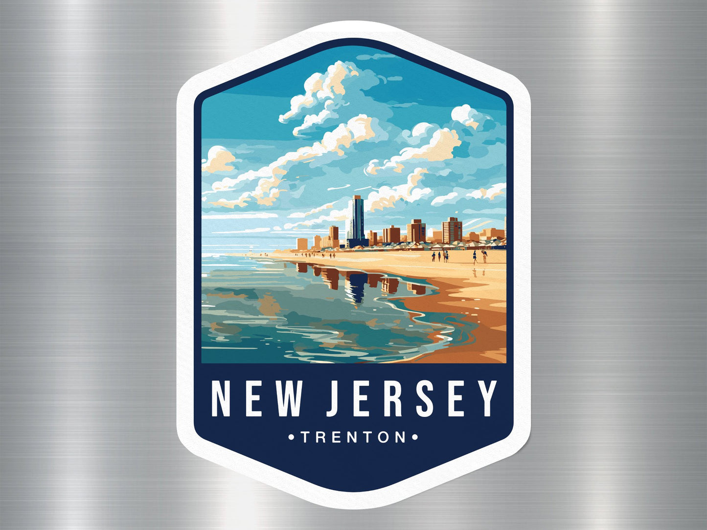 New Jersey State Travel Sticker