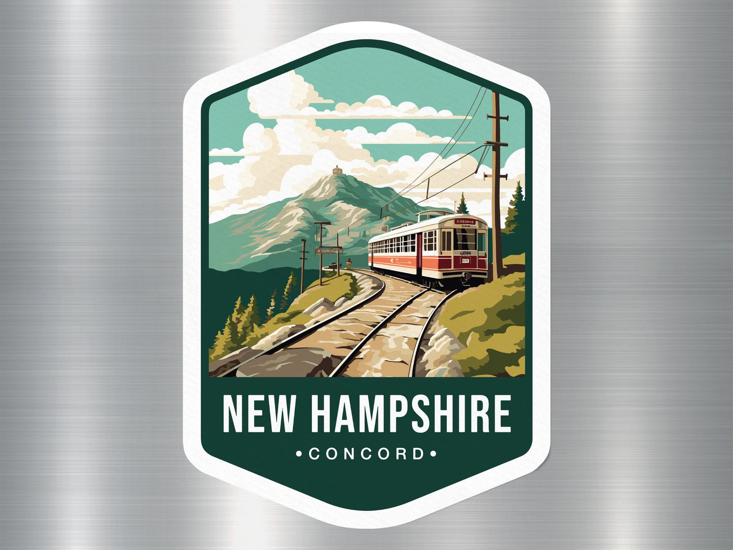 New Hampshire State Travel Sticker