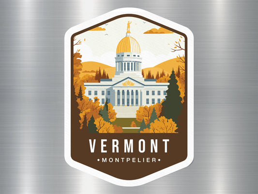 Vermont State Travel Sticker