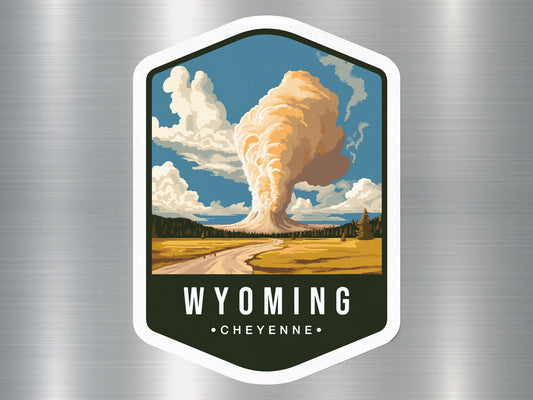 Wyoming State Travel Sticker