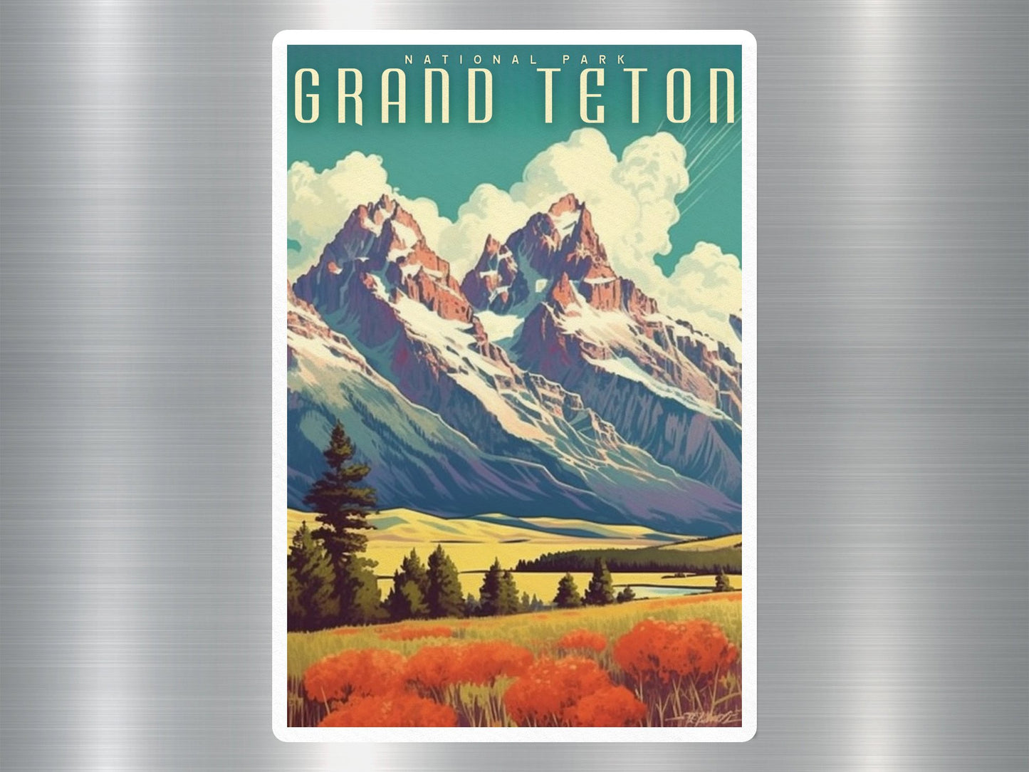 Grand Teton National Park Sticker