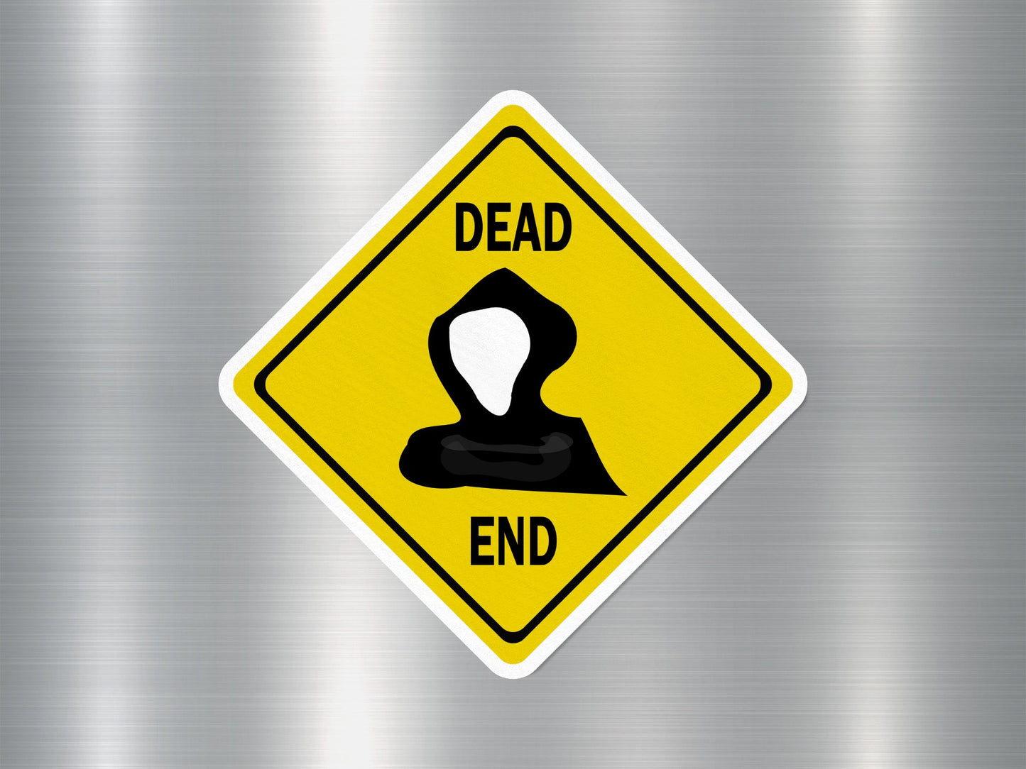 Dead End Funny Sign Sticker