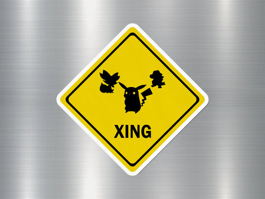 Xing Funny Sign Sticker