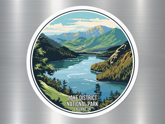 Lake District UK National Park Sticker