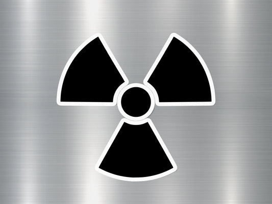 Neon Radioactivity Sign Sticker