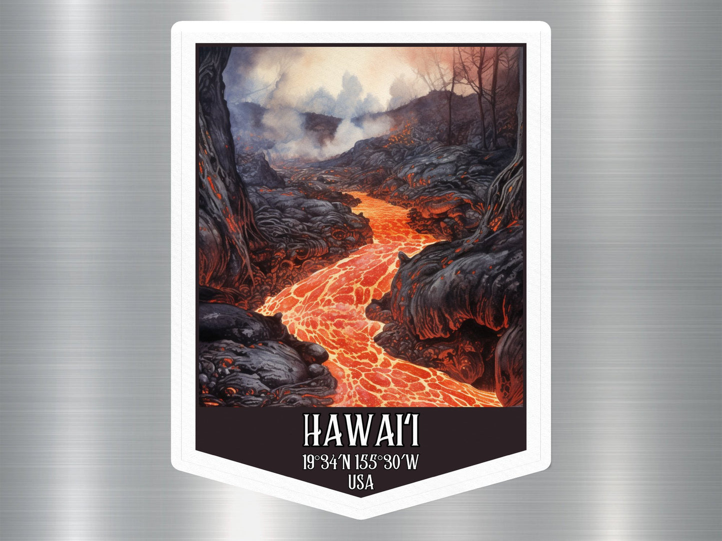 Volcanoes Hawaii Sticker