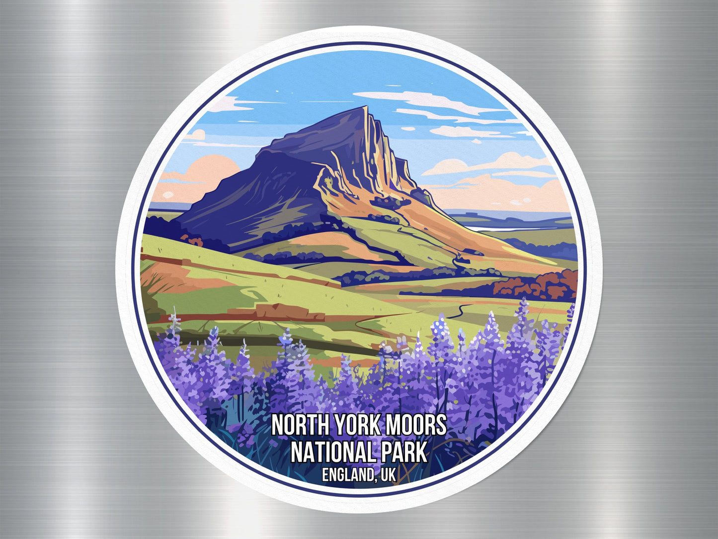 North York Moors UK National Park Sticker