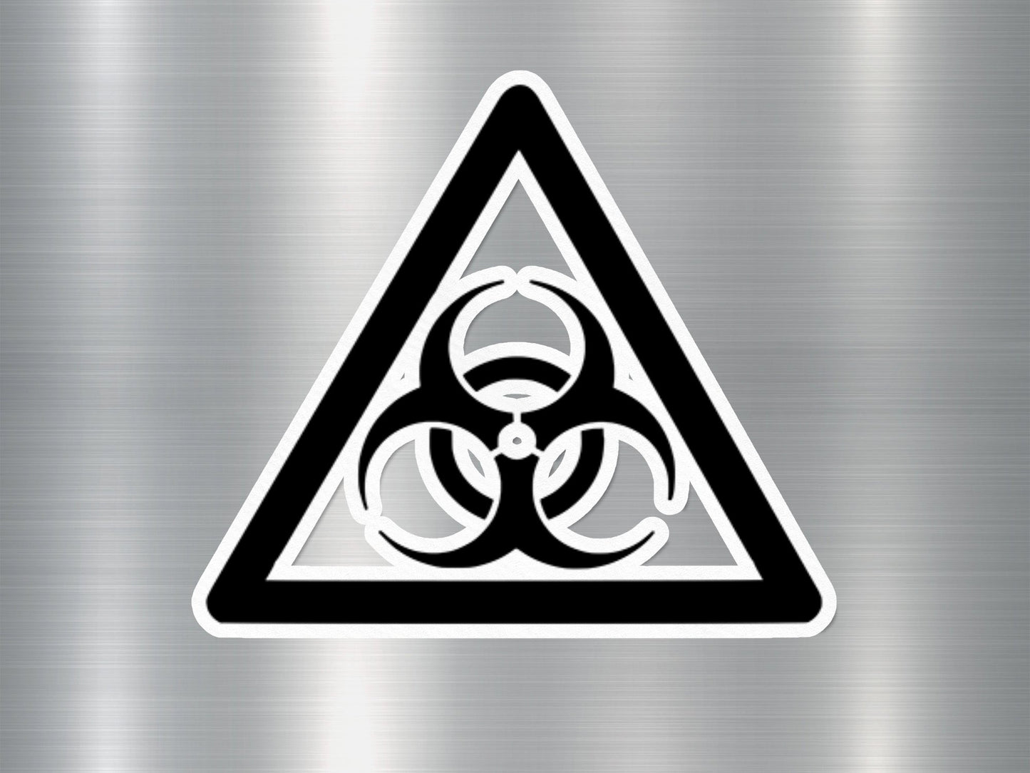 Biohazard 3 Sign Sticker