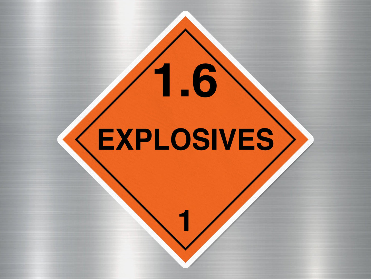 Explosive 1.6 Sign Sticker