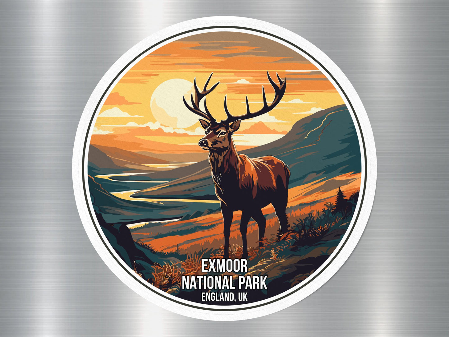 Exmoor UK National Park Sticker