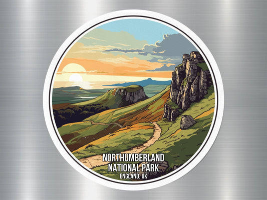 Northumberland UK National Park Sticker