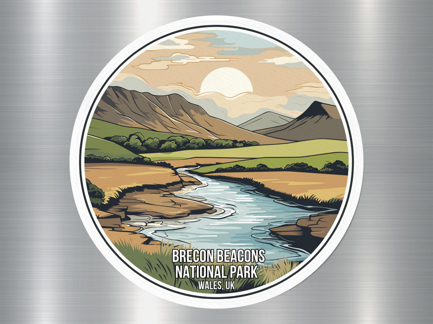 Brecon Beacons UK National Park Sticker