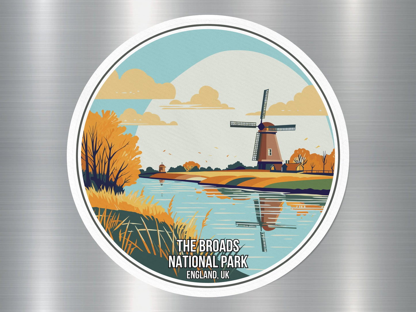 The Broads UK National Park Sticker