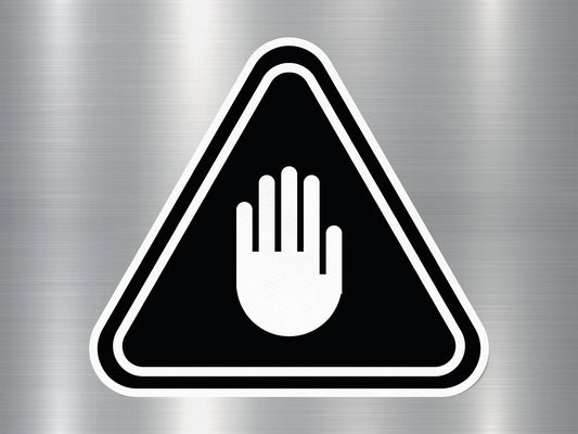 Stop Hand Sign Sticker