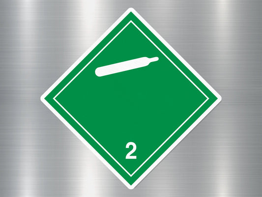 Non Flammable Sign Sticker