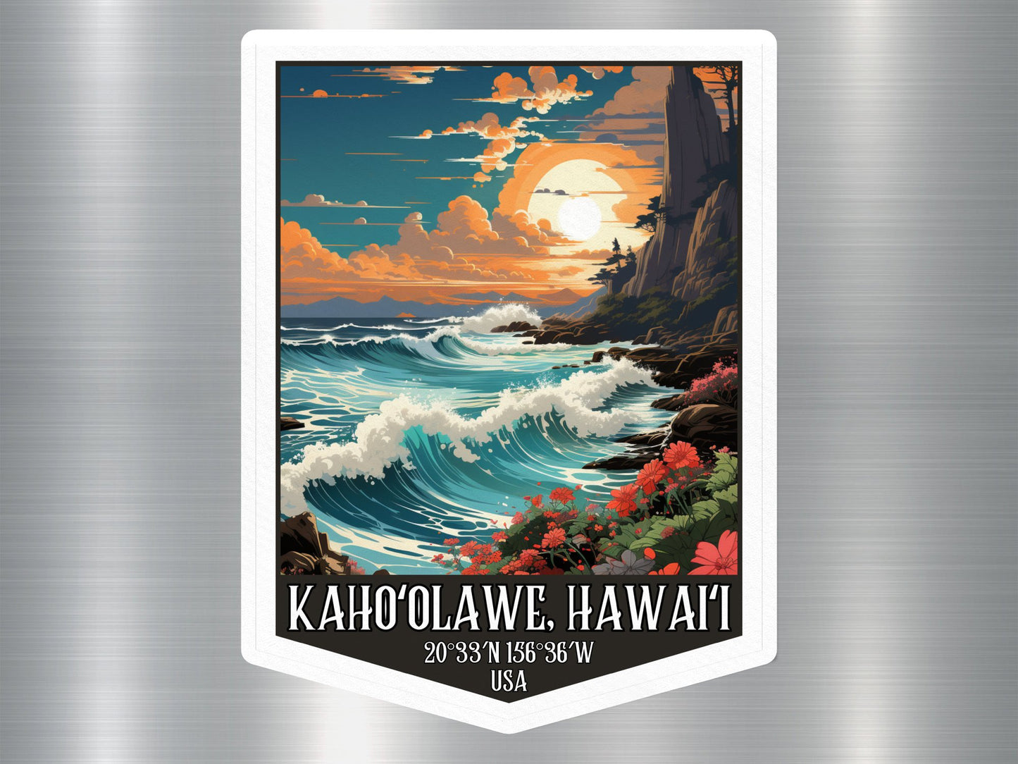 Punaluu Hawaii Sticker