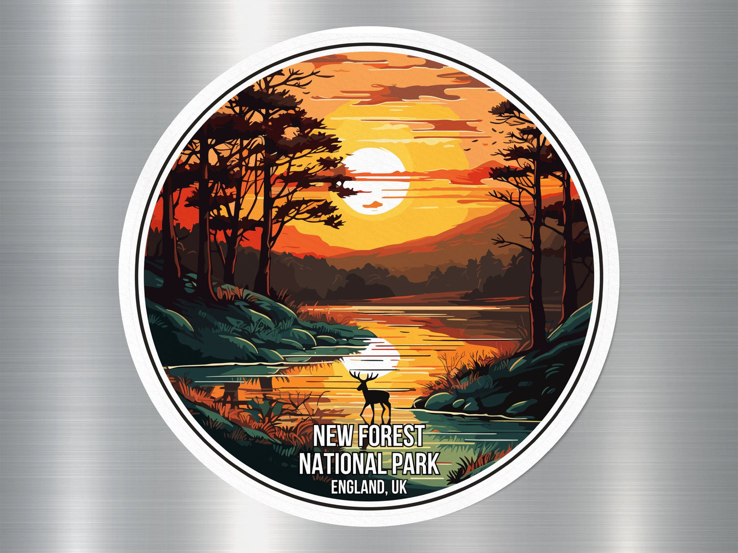 New Forest UK National Park Sticker