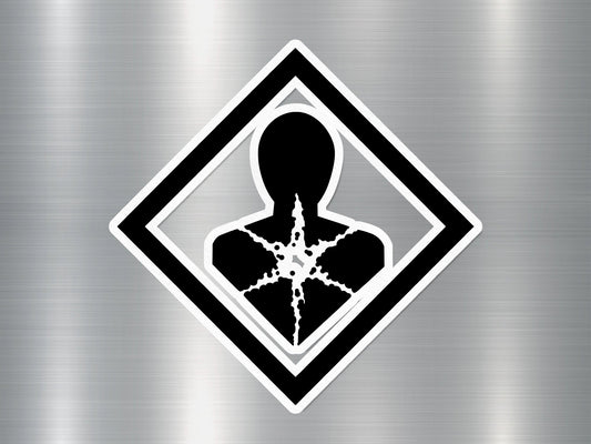 Health Hazard Sign Sticker