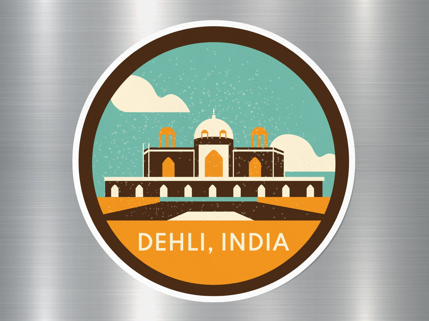 Delhi India Sticker