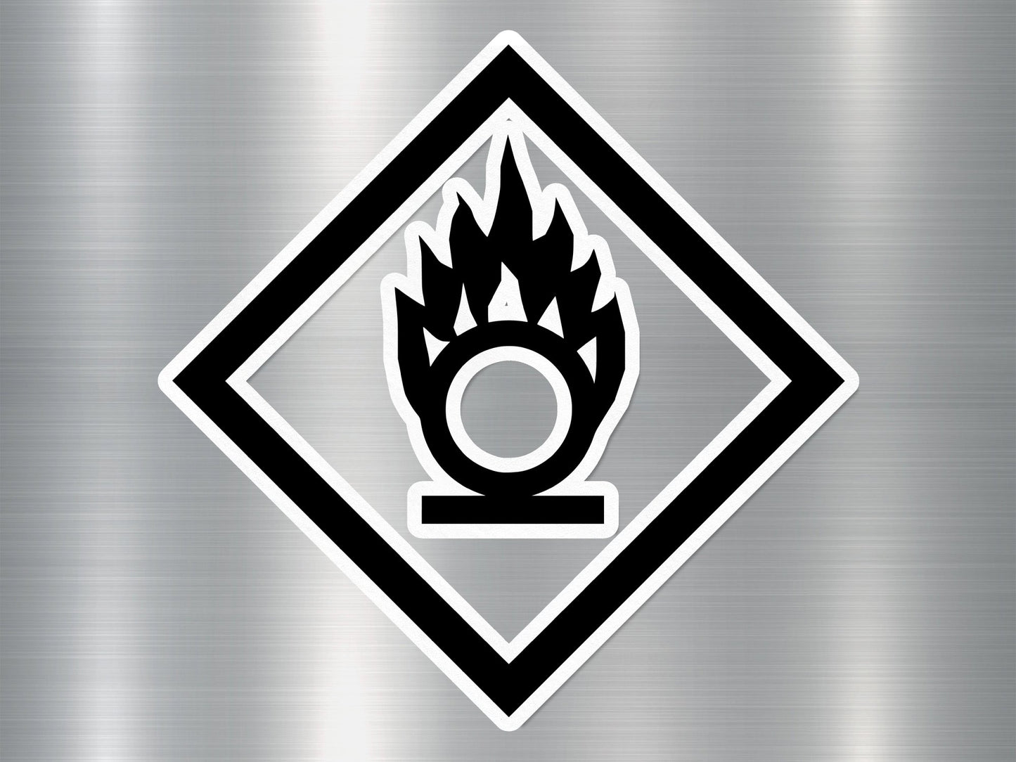 Oxidizing Sign Sticker