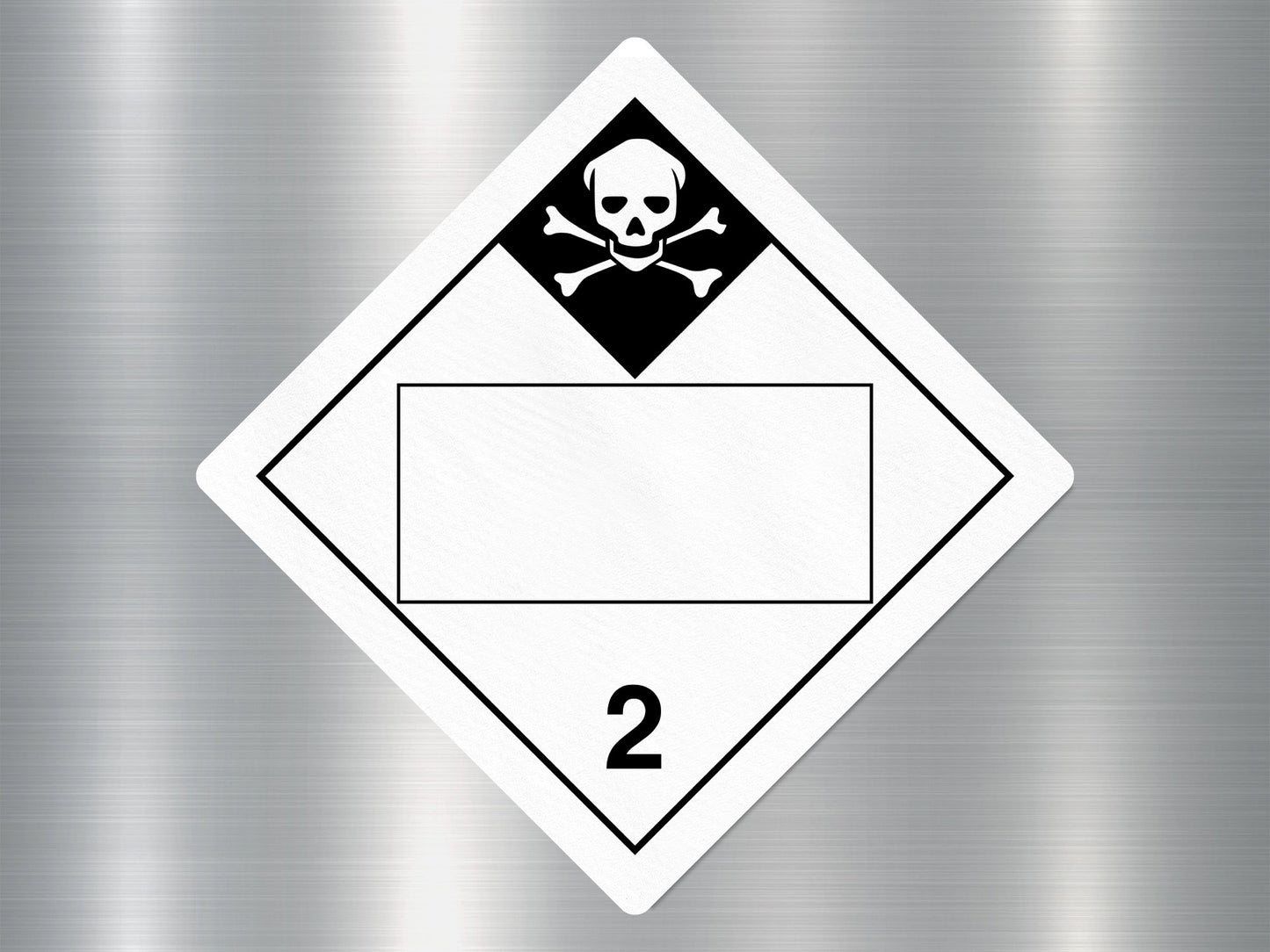 Inhalation Hazard 2 Sign Sticker