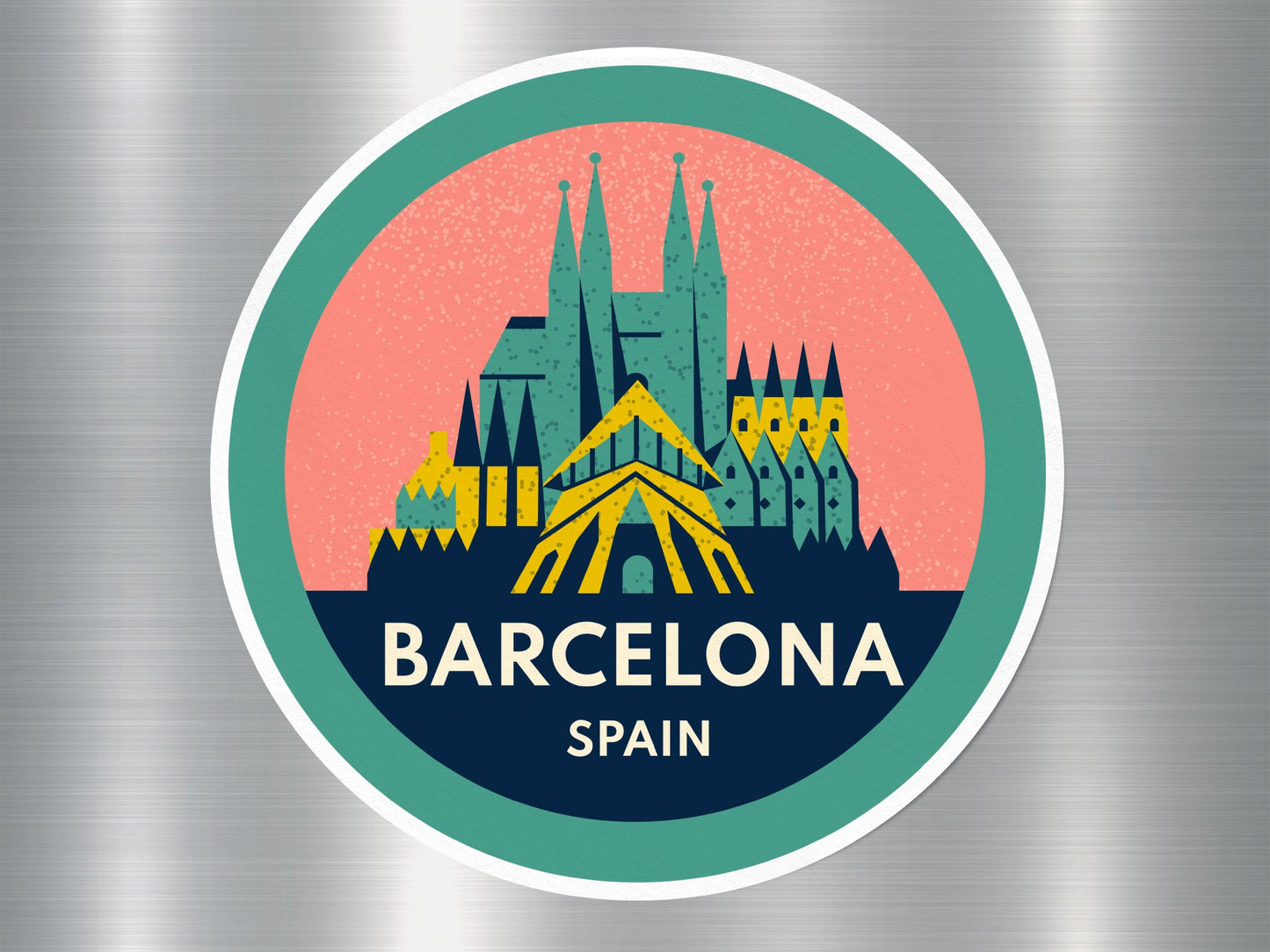 Barcelona Spain Sticker