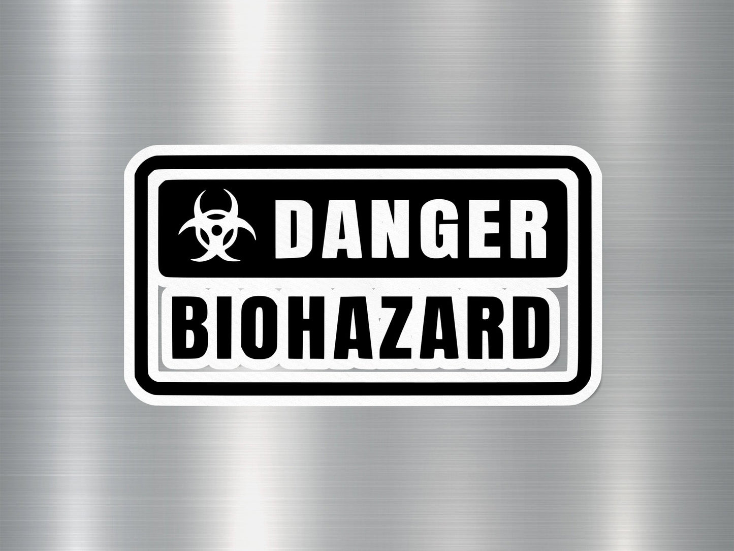 Danger Biohazard Sign Sticker