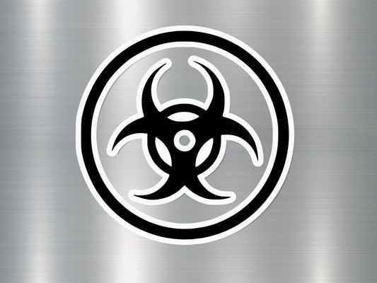 Biohazard 6 Sign Sticker