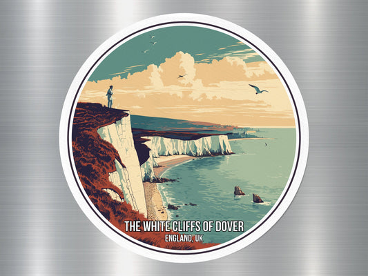 The White Cliffs of Dover UK National Park Sticker