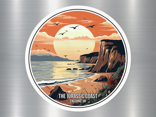 The Jurassic Coast UK National Park Sticker