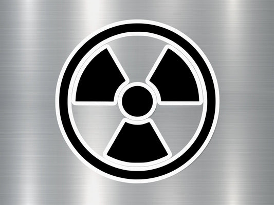 Nuclear Symbol Sign Sticker