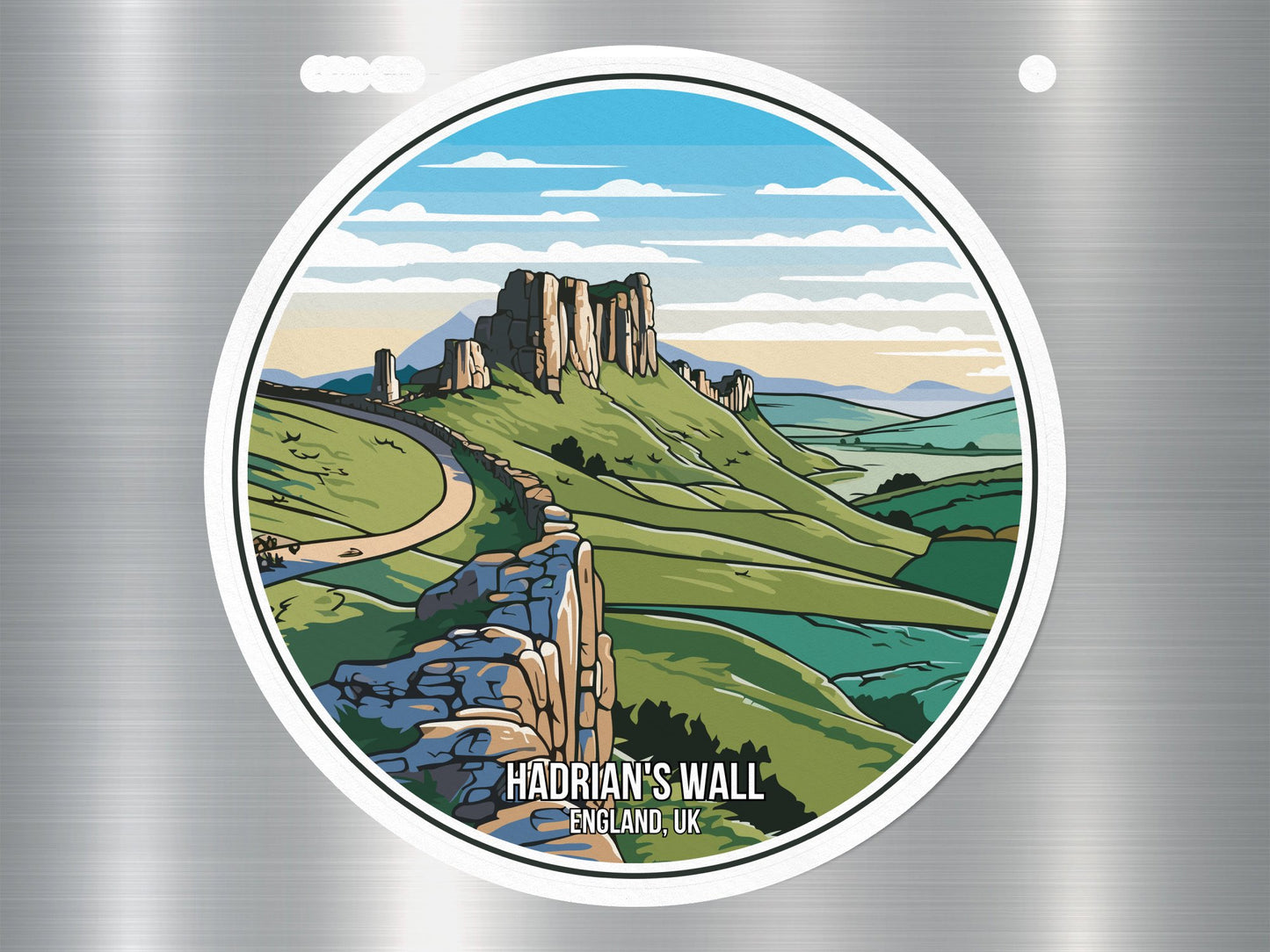 Hadrian's Wall UK National Park Sticker