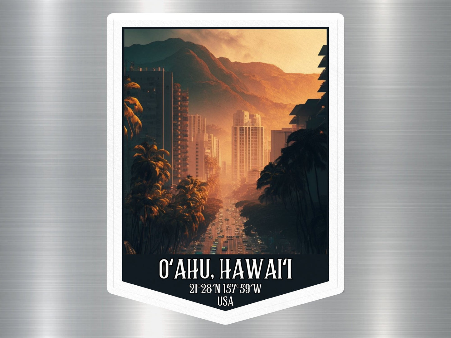 Joshua Ocamoto Hawaii Sticker