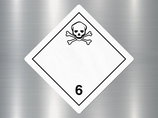 Toxic Symbol Sign Sticker