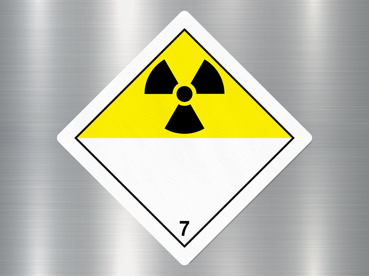 Hazard Class 7 Radioactive Materials Sign Sticker