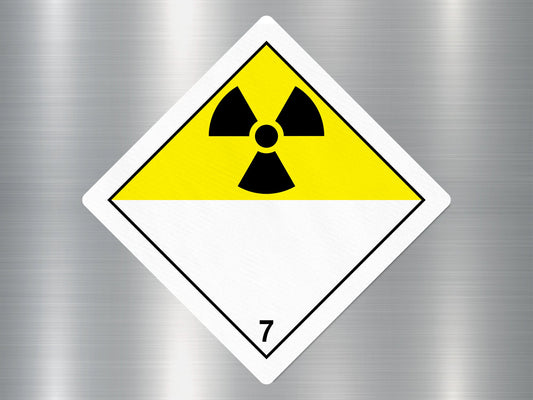 Hazard Class 7 Radioactive Materials Sign Sticker