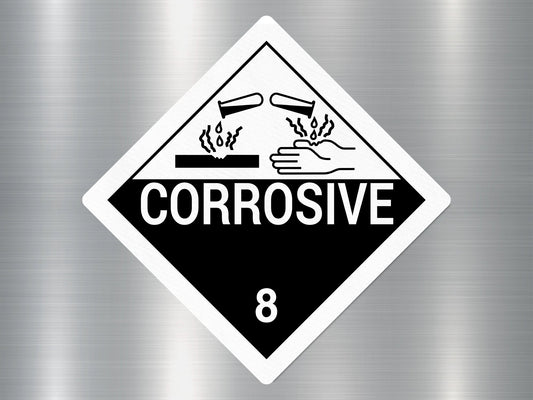 Corrosive 8 Sign Sticker