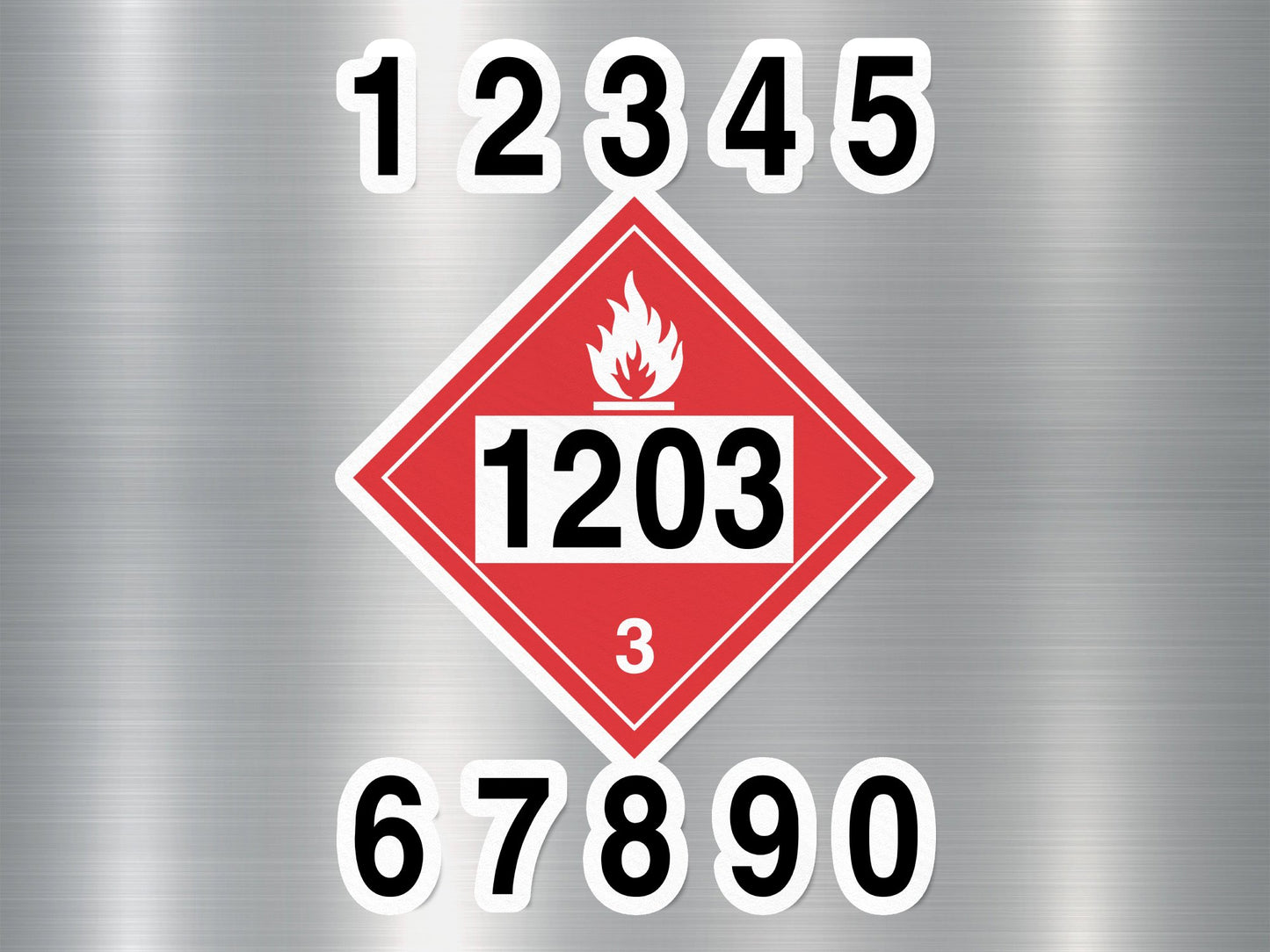 Accuform Hazard Class 3 Sign Sticker