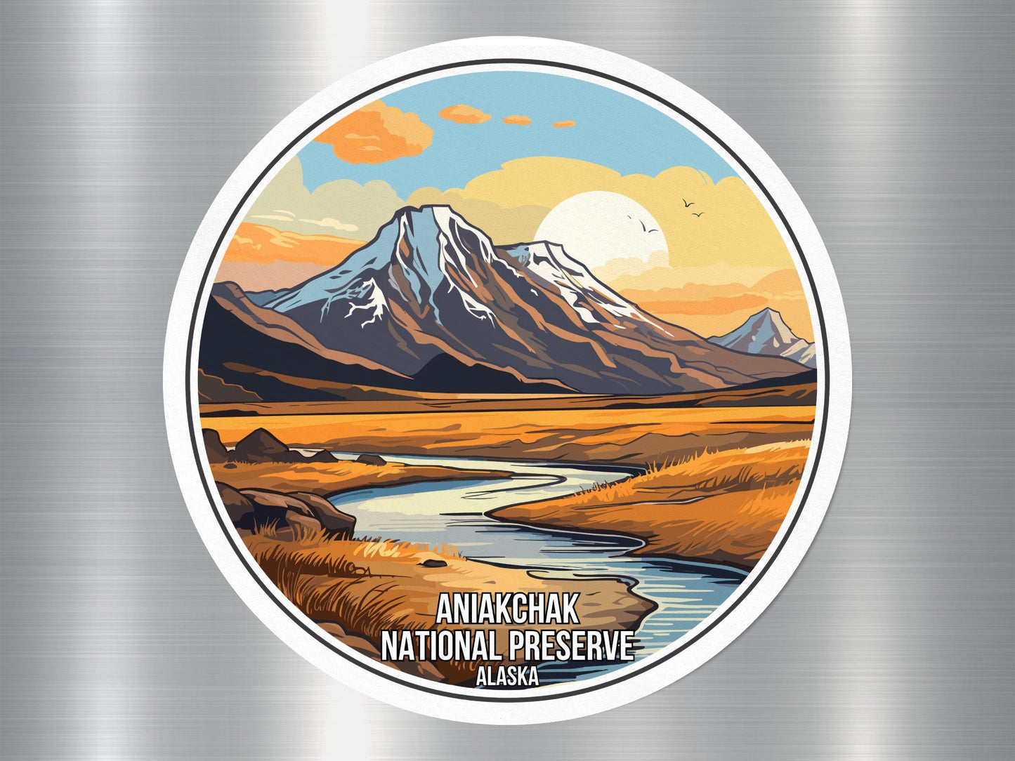 Aniakchak Alaska US National Preserve Sticker