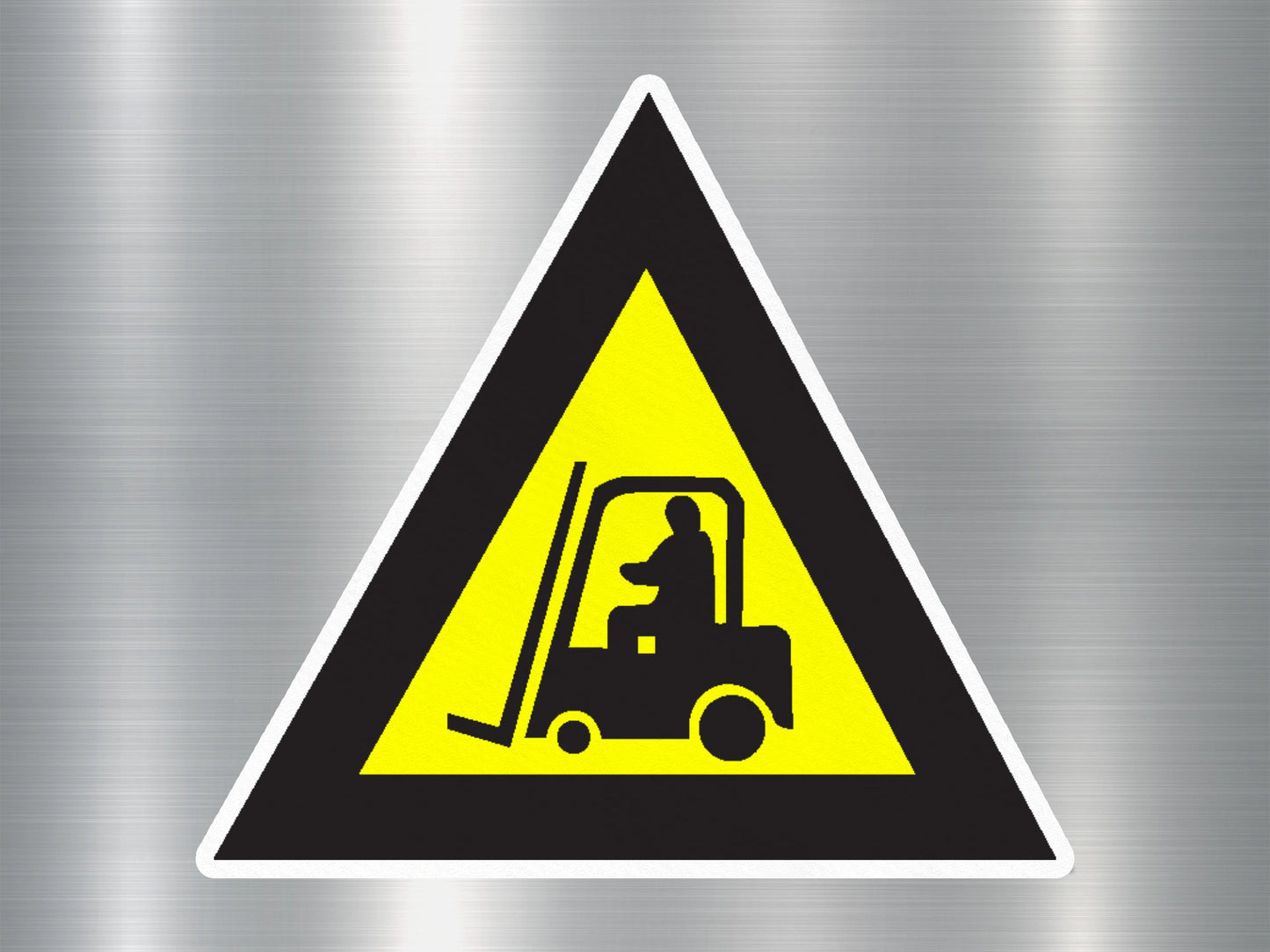 Forklift Truck Sign Sticker