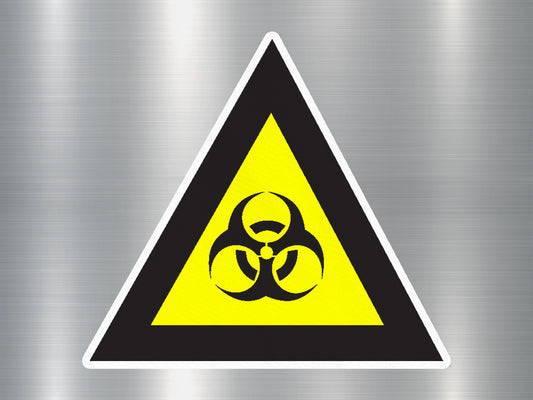 Biological Hazard Sign Sticker