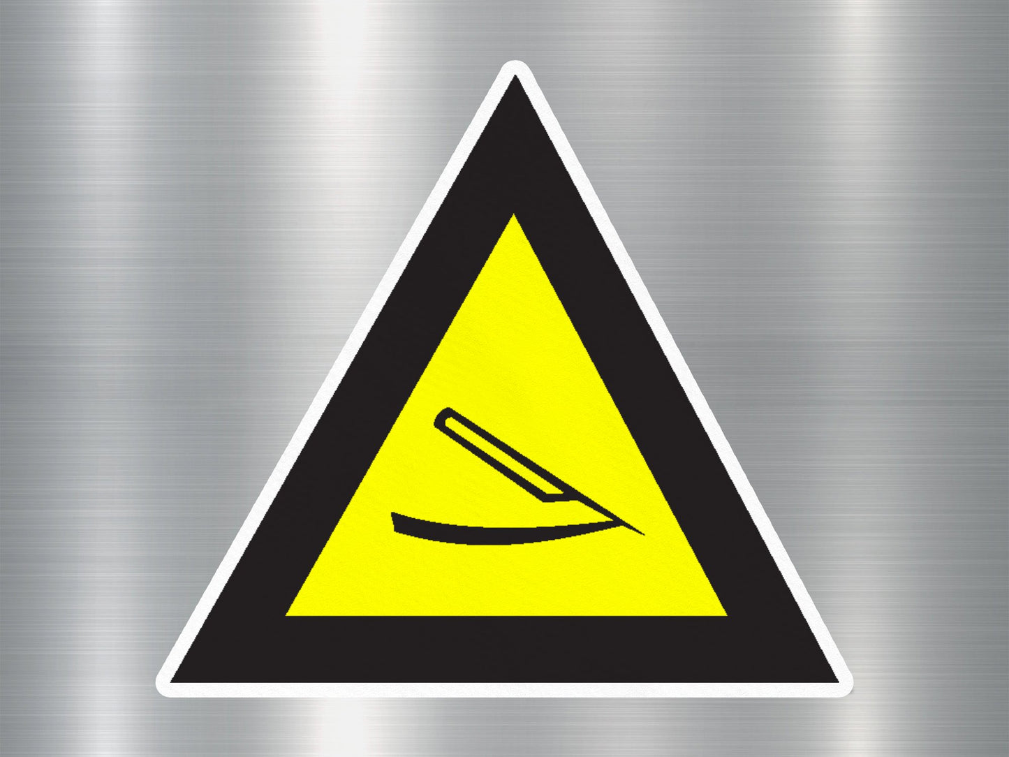 Hazard Risk Information Sign Sticker