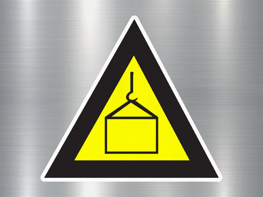 Overhead Load Warning 2 Sign Sticker