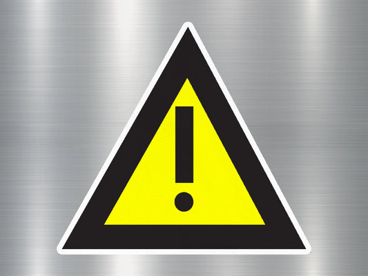 Attention Icon Sign Sticker