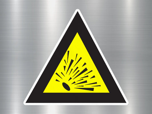 Danger Explosion Sign Sticker