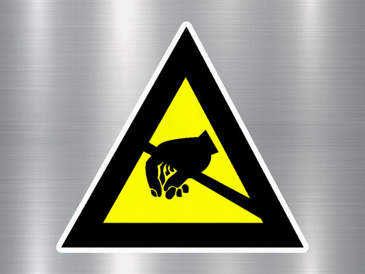 Warning Symbol ESD Sign Sticker