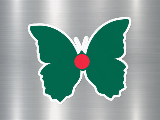 Bangladesh Butterfly Flag Sticker