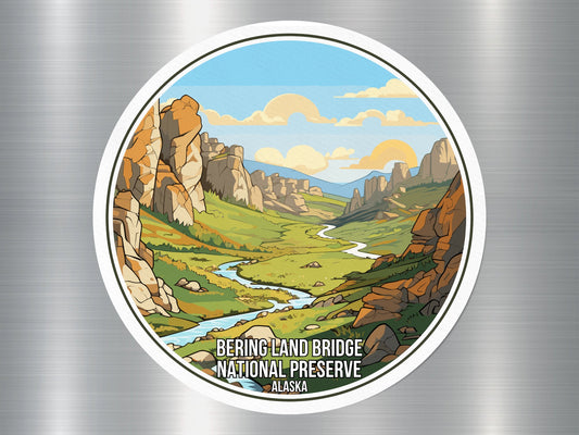 Bering Land Bridge US National Preserve Sticker