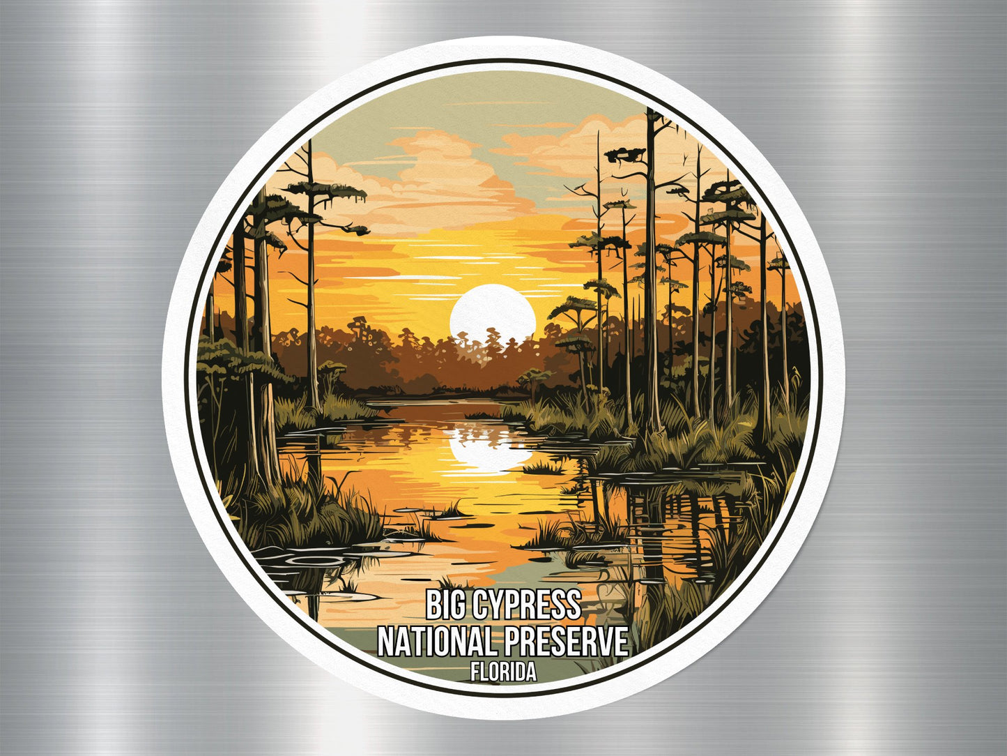Wholesale Big Cypress Florida US National Preserve Sticker